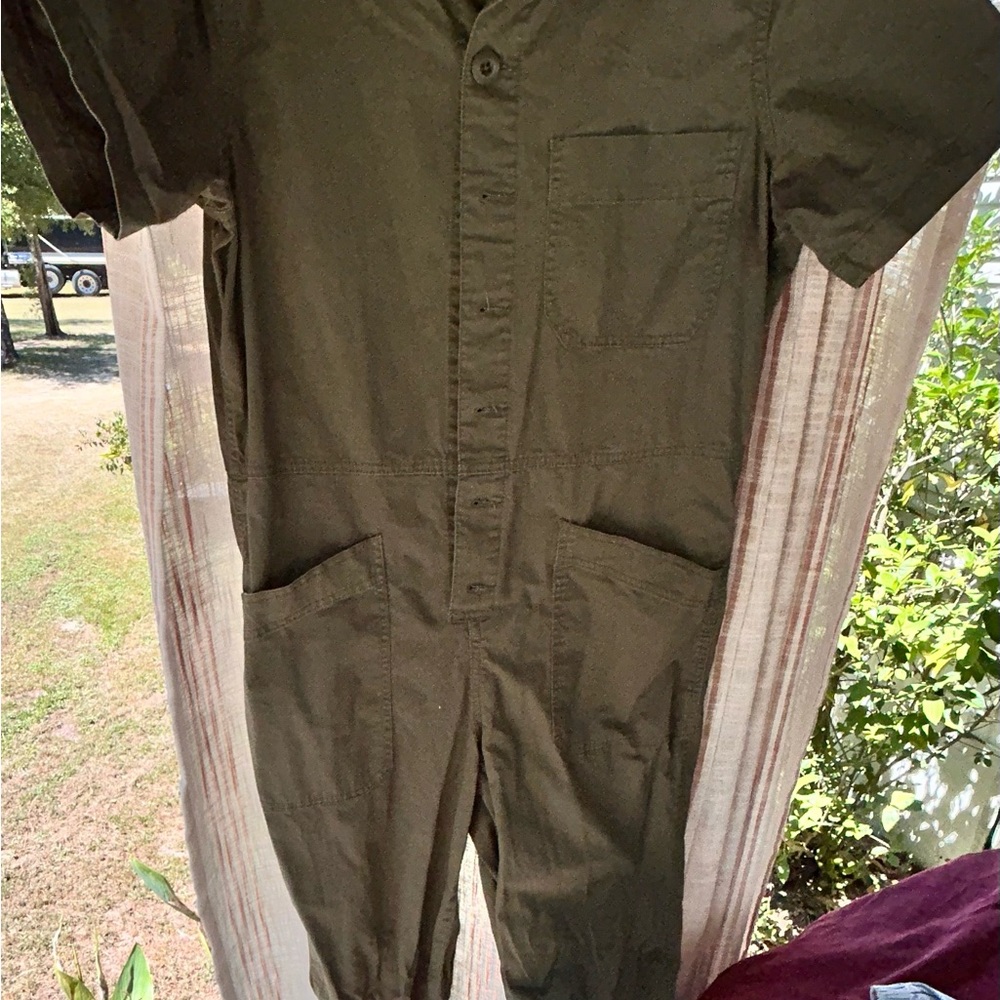 No Boundaries Khaki Jumpsuit